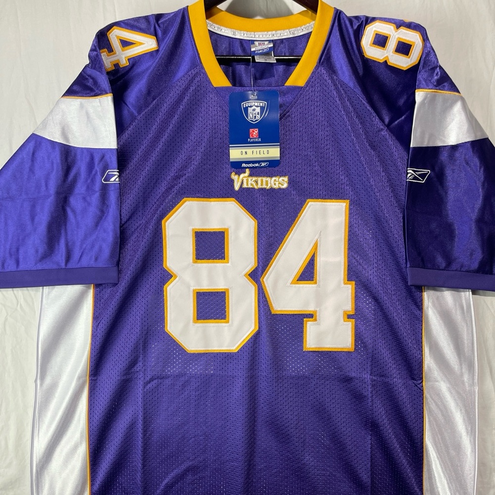 Reebok Minnesota Vikings #84 Randy Moss NFL Football Jersey Size 56 New/Tags Y2K